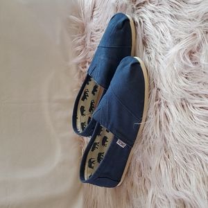 Toms Navy blue 10M women's canvas shoes